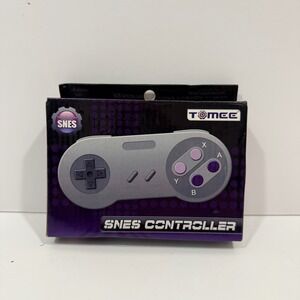 Tomee SNES Controller Unisex OS Gray New Wired Retro Gamepad 7-Pin